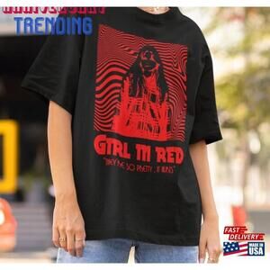 Limited Girl In Red Tshirt Music Lover Tee Indie Pop Fan Gift Unisex Classic